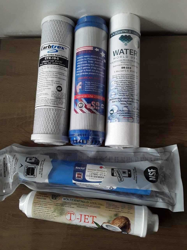 Pack d'entretien pour osmoseur membrane & cartouches